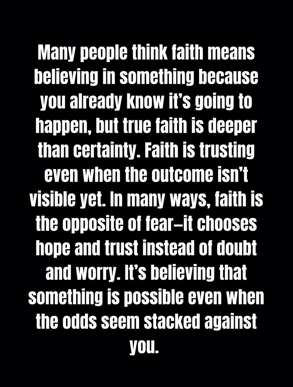Unlock success through Faith