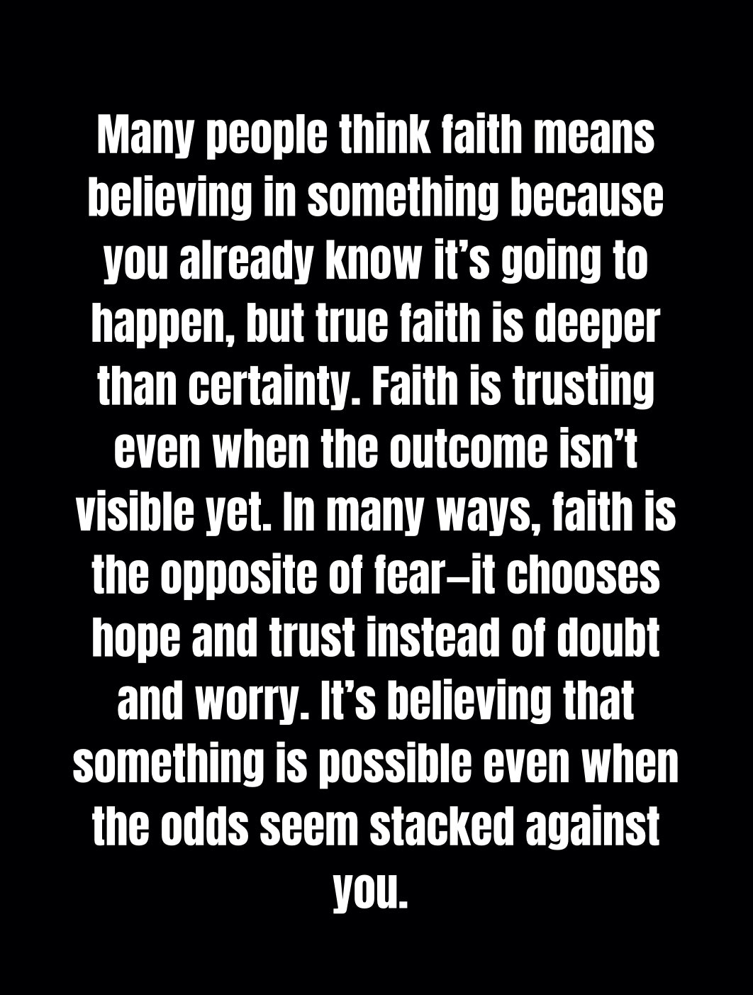 Unlock success through Faith